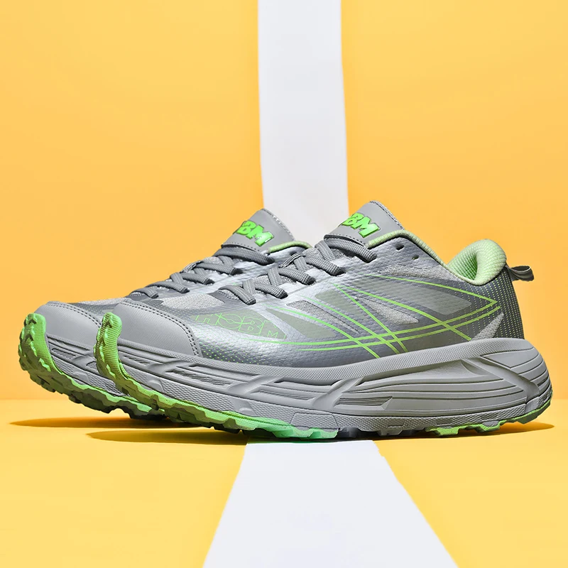 

European Men's Large Size Breathable Cushioning Flying Mesh Shoes Thick Sole Heightening Marathon Casual Sports Shoes