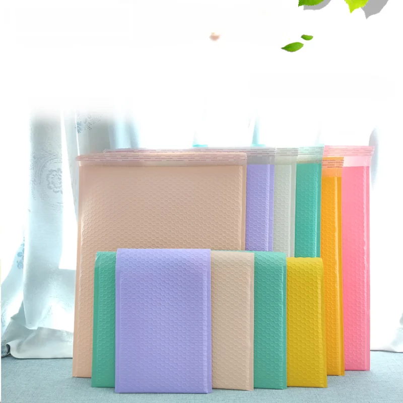 50pcs Mailer Poly Bubble Padded Mailing Envelopes for Mailer Gift Packaging Self Seal Bag Bubble Padding Yellow