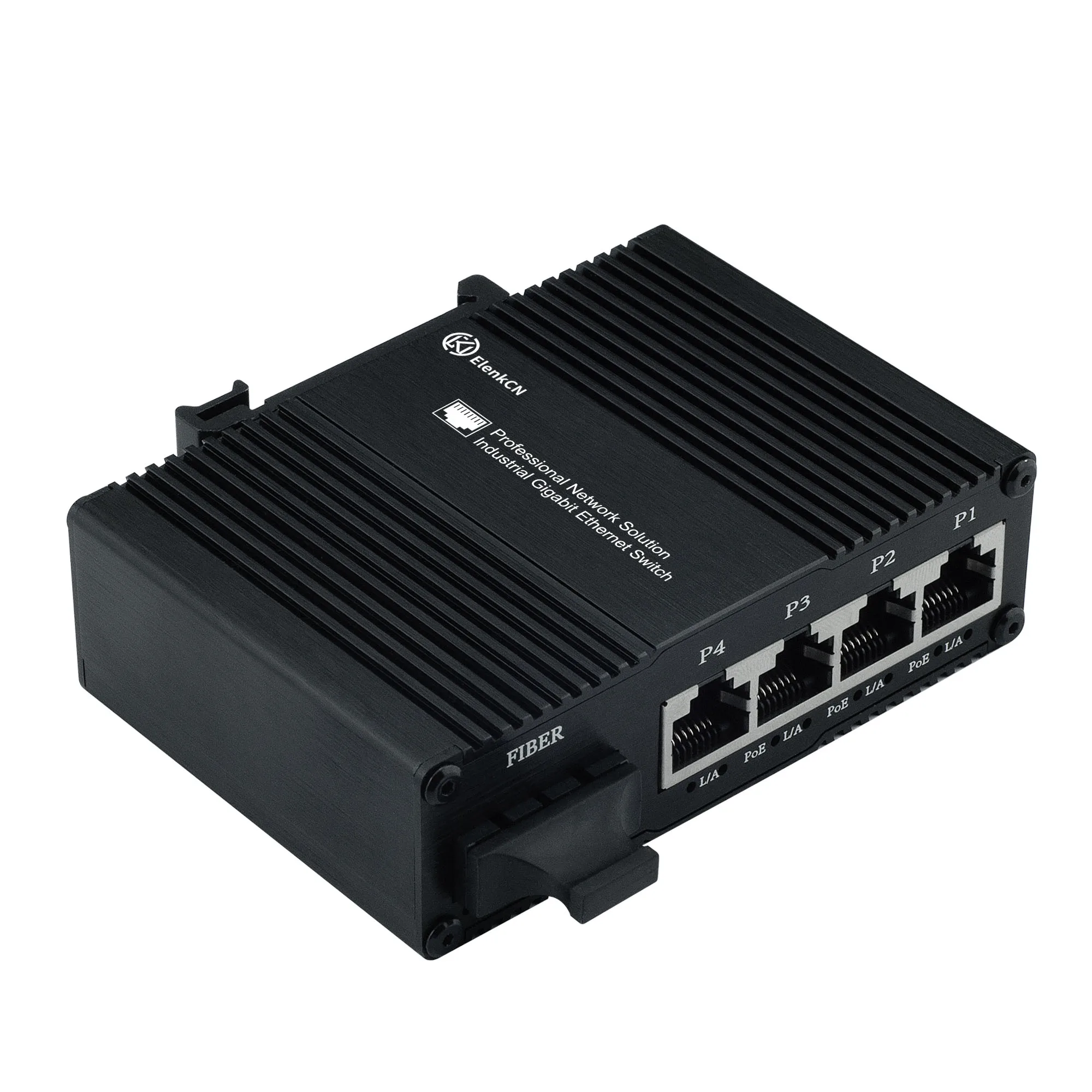 SC POE Enthernet Switch 1 Port 9-56VDC Wide Voltage Input Gigabit Network Converter