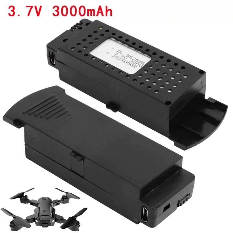 552556 Battery 3.7V 3000mAh for Q6 S6 G6 T6 K5 8K RC Quadcopter Spare Parts for Q6 Drones Battery