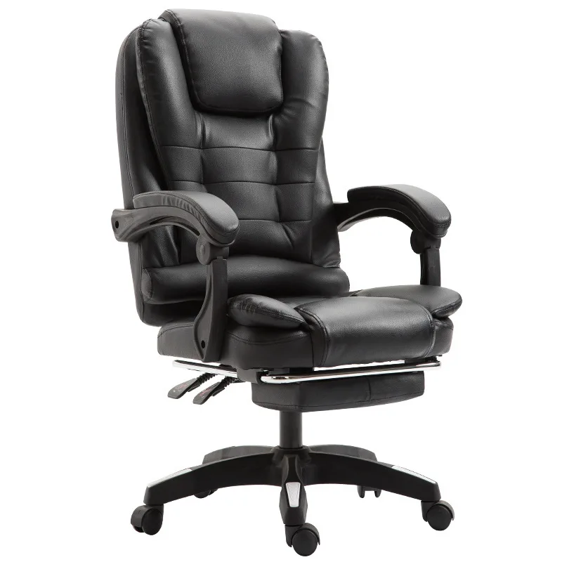 Ergonomic PU Leather Office Chair Modern Quality High Back Revolving Manager boss Chair with Massage
