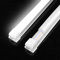 Hospital Garage Lighting Super Bright LED light tube T5 (85-265V /T8 (Only 220V) -1 Lamp Bulb with Screws Ceiling Mounted