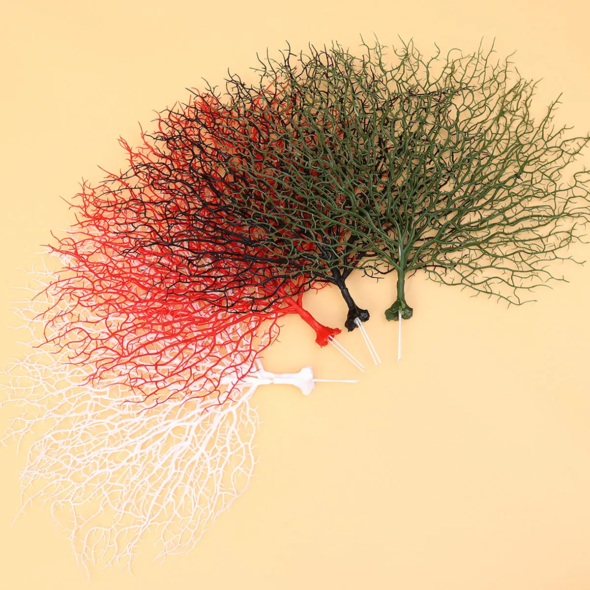 

1Pcs Plastic Coral Branch Artificial Decoration for Home Aquarium Wedding Large Decorative Branches Faux Plants Realistic