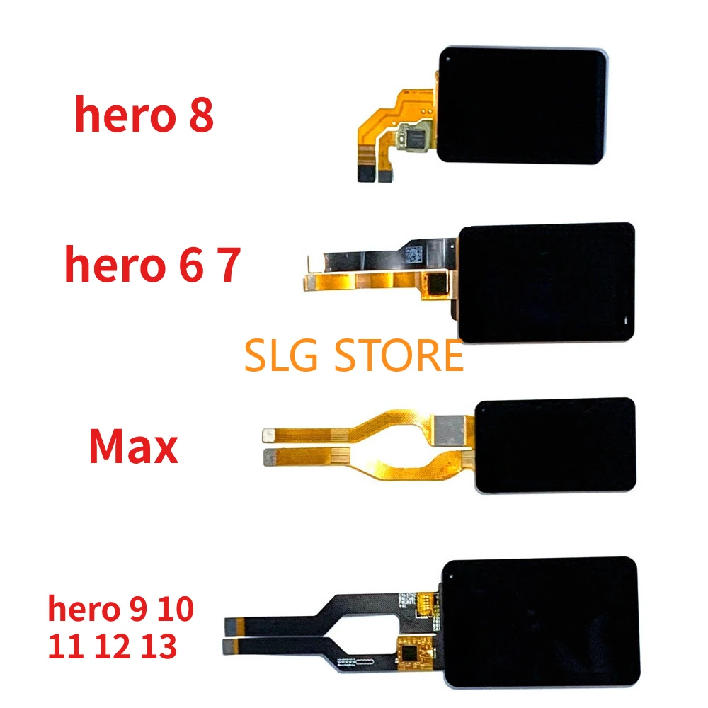 100% Original 95% new for GoPro Hero 6 / 7 hero8  9 10 11 12 Max Sport Camera Big LCD Display Screen With Touch Replacement Part