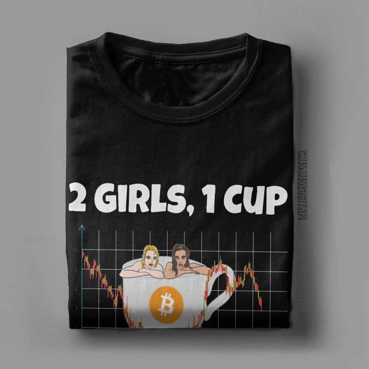 Vintage Crypto Trader Bitcoin Crypto T-Shirts Men Crew Neck Cotton T Shirts Classic Short Sleeve Tees Original Clothes