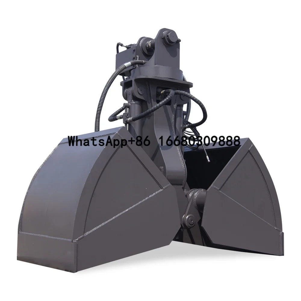 Monde Crane Clamp Shell Bucket Excavator Hydraulic Clamshell Bucket