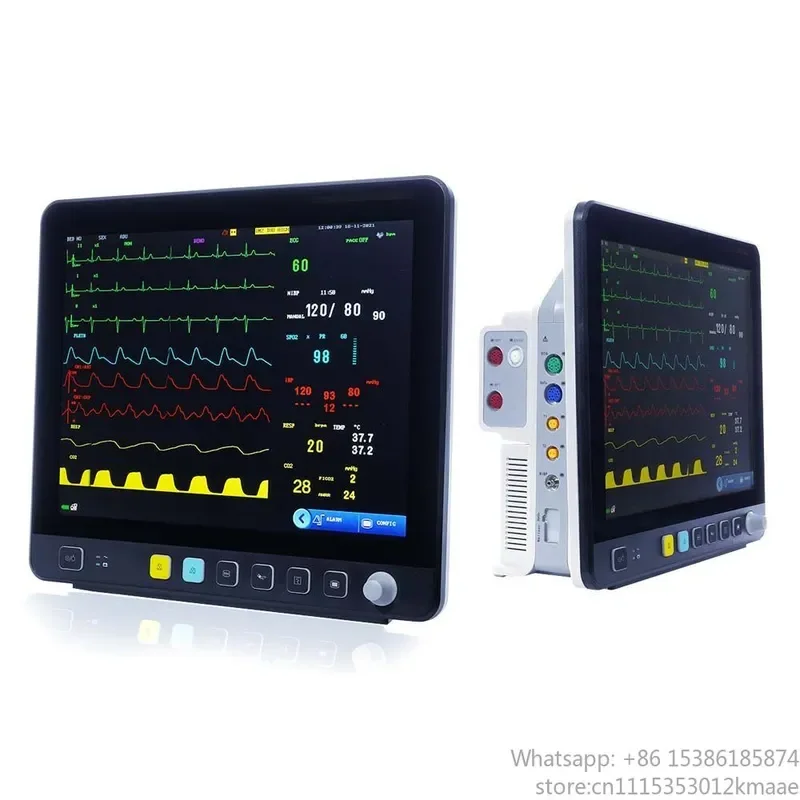 Vequyn Medical Hospital Multi Parameter Patient Monitor Portable vital signs Monitoring Machine for Human