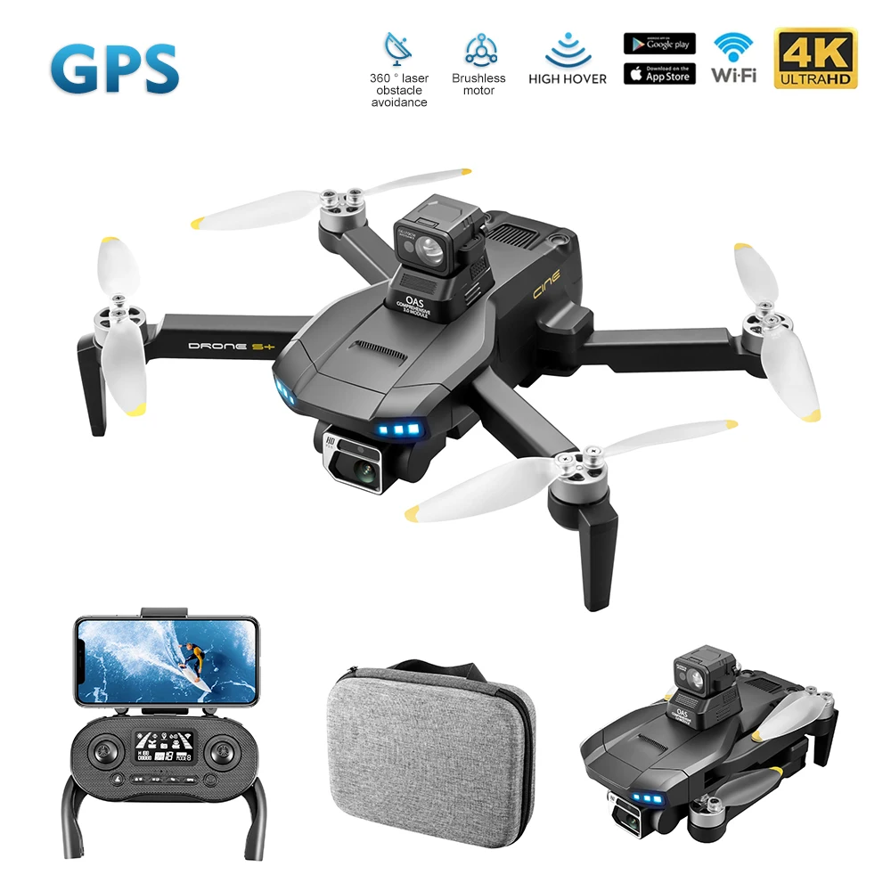 

GPS Drone 4K HD Camera Professional Foldable Quadcopter 2.4GHz WiFi FPV Transmission for beginners and Holiday Gift Toys