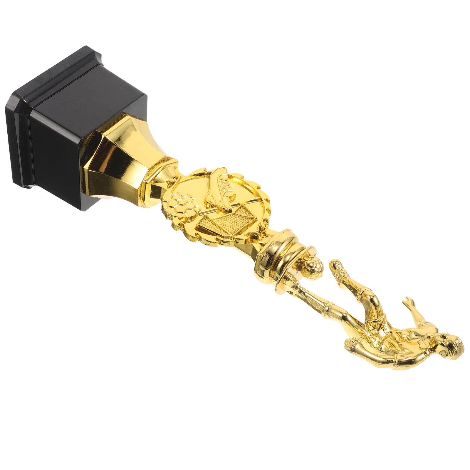 

Gold Football Trophy Plastic Award School Company Soccer s Adults Recognition Competitions Creative Winner Cups Durable