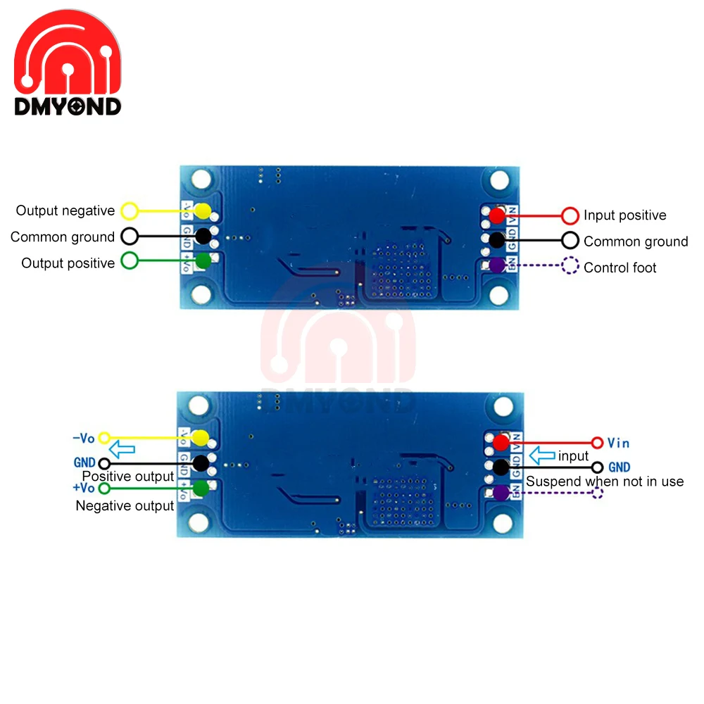DC-DC Buck-Boost Power Supply Module Single-Channel Non-Geïsoleerde 4.8 ~ 40V Tot ± 5V/± 12V/± 15V Voor Op Amp Audio Sensor Module