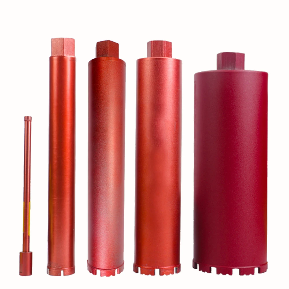 1PC zakres średnicy 16-400x370/350mm długość otwornica diamentowa Bit rdzeniowy głębokie wiertło do wiercenia otworów na betonie/ściana z cegły