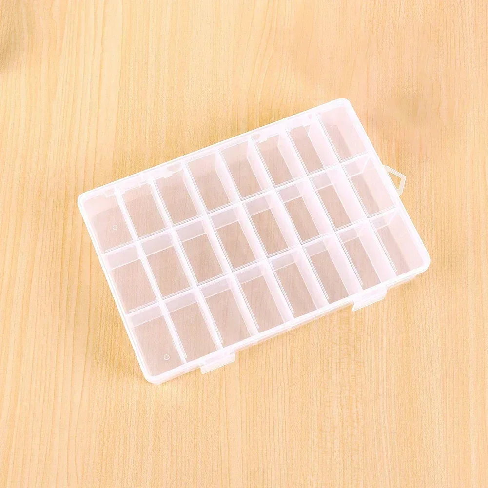 Craft Parts Electronic Parts Storage Box Plastic Box Clear Compact Light