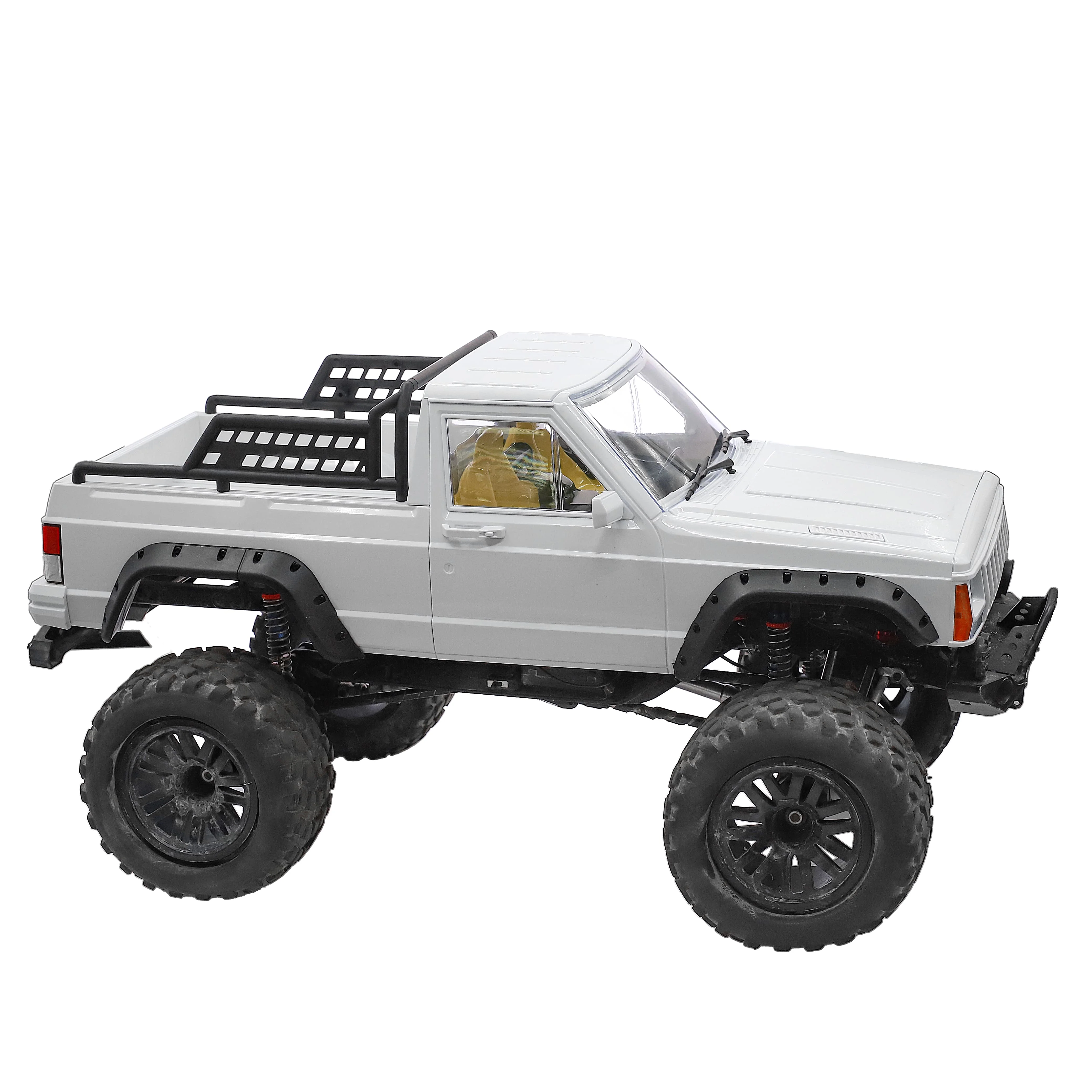 313 휠베이스 체로키 픽업 트럭 바디, 1/10 스케일 시뮬레이션 록 크롤러 하드 바디, 액시얼 SCX10 90046