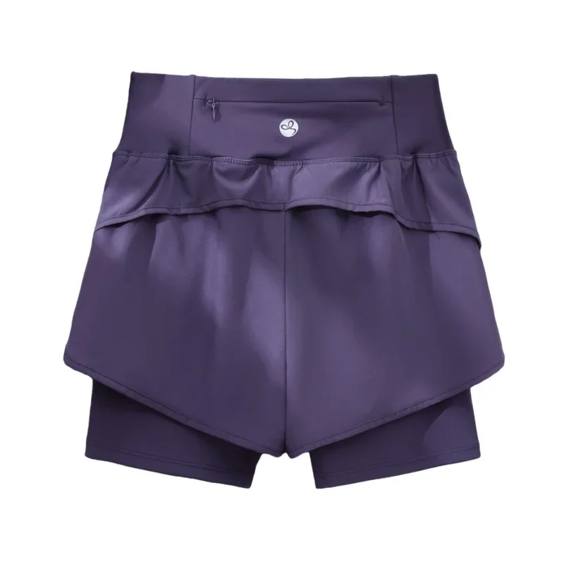 شورت جري نسائي 2 في 1 شورت صيفي سريع الجفاف عالي الخصر للمشي لمسافات طويلة مع جيب ملابس ركوب الدراجات خفيفة الوزن ملابس رياضية