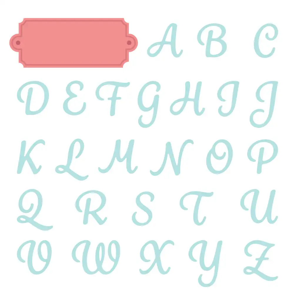 

April 2026 New Serif Monogram Florals Metal Cutting Dies Clear Stamps Stencil for DIY Scrapbook Diary Decoration Embossing