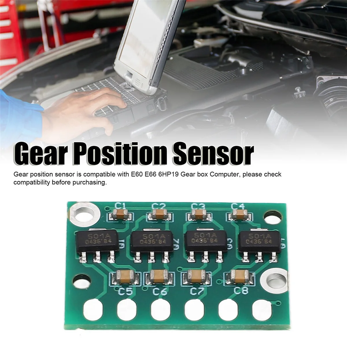 Gearbox Computer Gear Posição Sensor, L1-L4 Sensor, BMW E66 E60 6Hp19