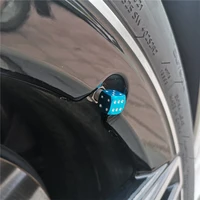 Aluminum Dice Tire Valve Caps Dustproof Car Truck Motocycle Bike Dice Wheel Stem Tyre Tire Wheel Stem Air Valve Dust Cap Cover 5