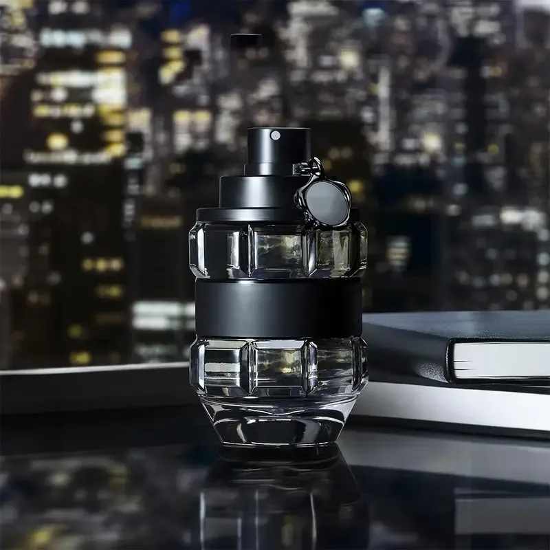 عطر باشن بومب الجديد للرجال، عطر يدوم طويلاً، 3.06 أونصة/90 مل، بخاخ عطر محمول، هدية رائعة للعطلات