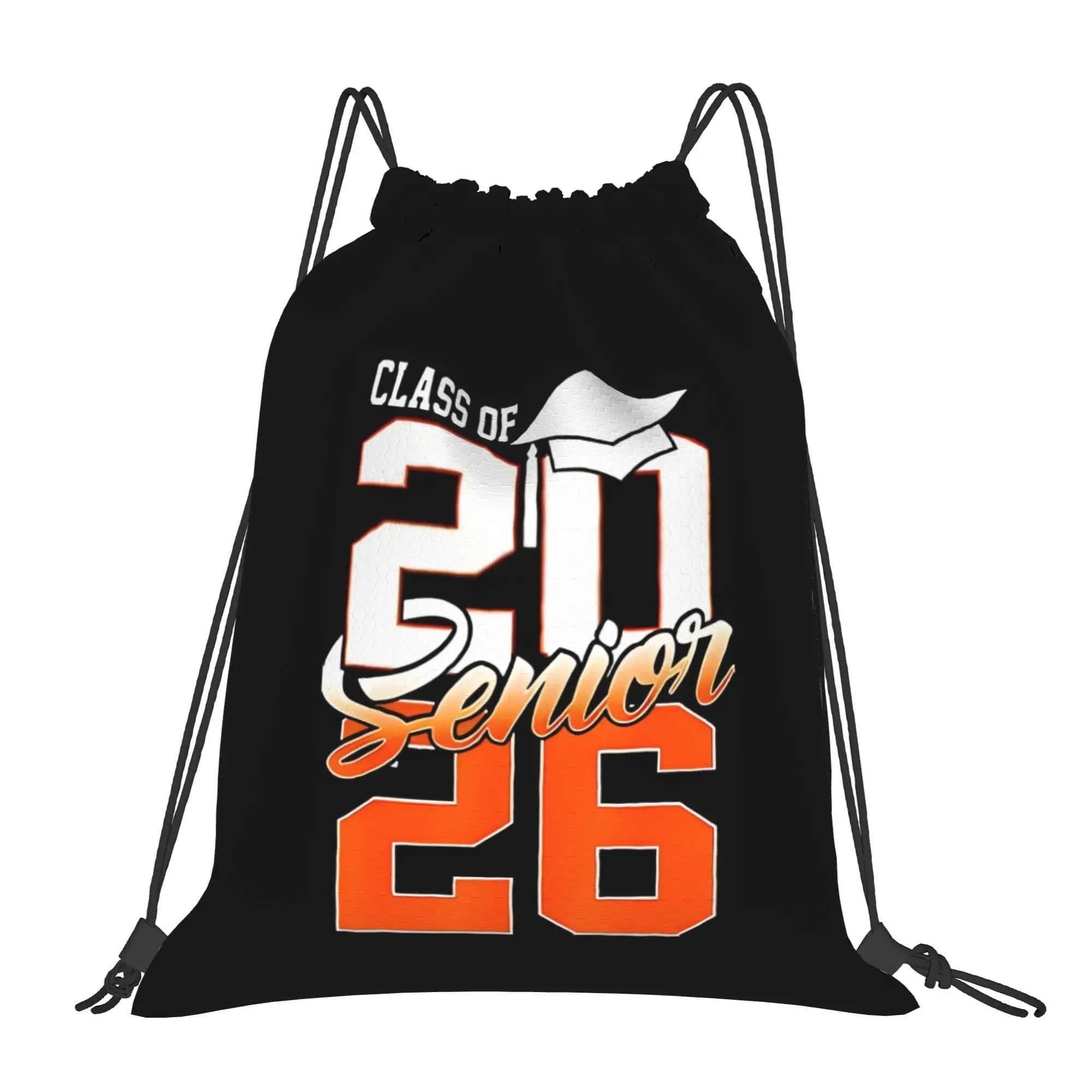Basketball Senior 2026 Graduation Graduation in 2026 Drawstring Bags Shopping Unisex Storage Organize Bundle Pocket Rope Bag