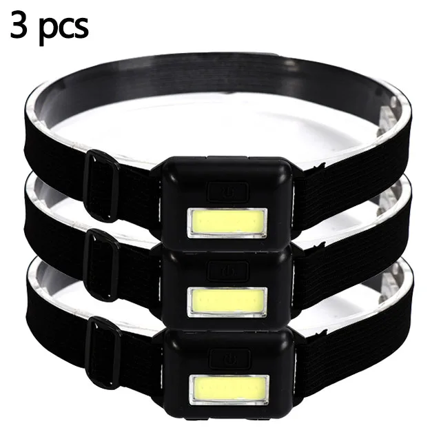 Krachtige COB LED-koplamp Campingkoplamp Waterdichte hoofdlamp voor buitenverlichting Nachtlopen Avontuur Wandelen Noodsituatie