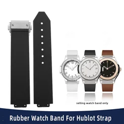 Watchband for HUBLOT BIG BANG Silicone 20*13mm Waterproof Women Watch Strap Chain Watch Accessories Rubber Bracelet wristband