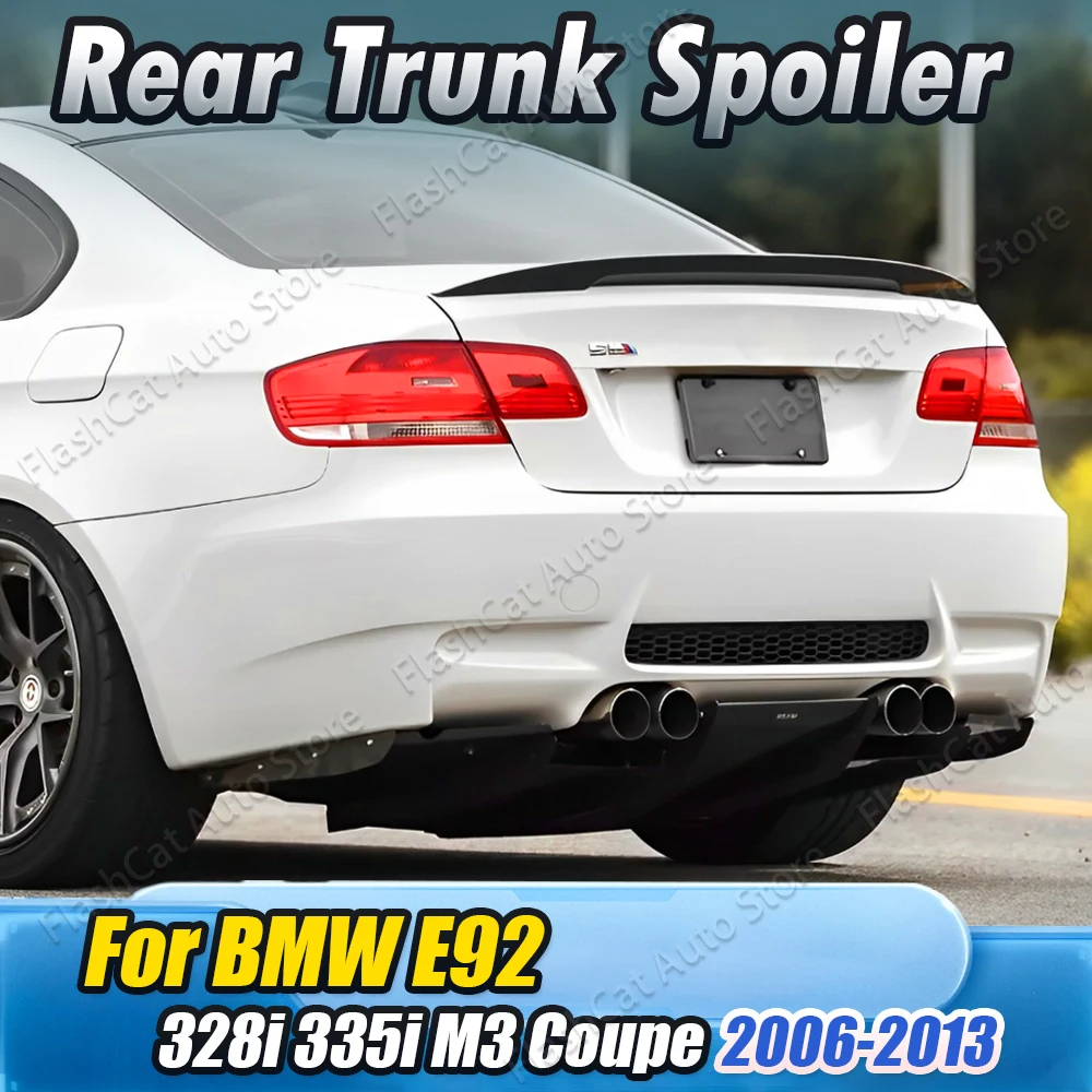 

E92 Car Rear Roof Trunk Spoiler Tail Wing Body Kits For BMW M Performance MP Style 320i 320d 325i 330Xi 330Xd 335Xi M3 Coupe