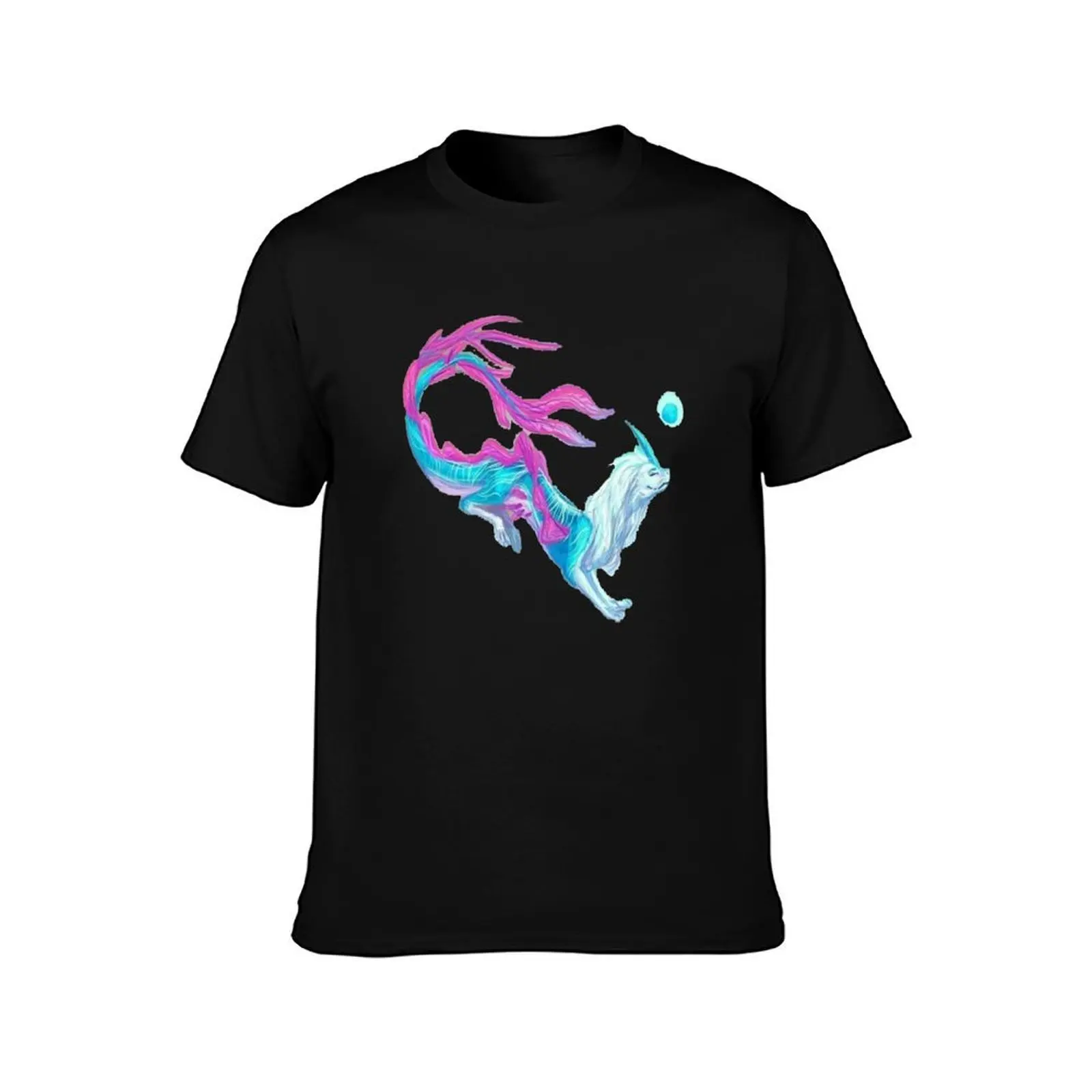 Sisu The Water Dragon T-Shirt, Summer Casual Cotton Tee, Oversized Streetwear Tops, Vintage Graphic Print, Unisex Men Women