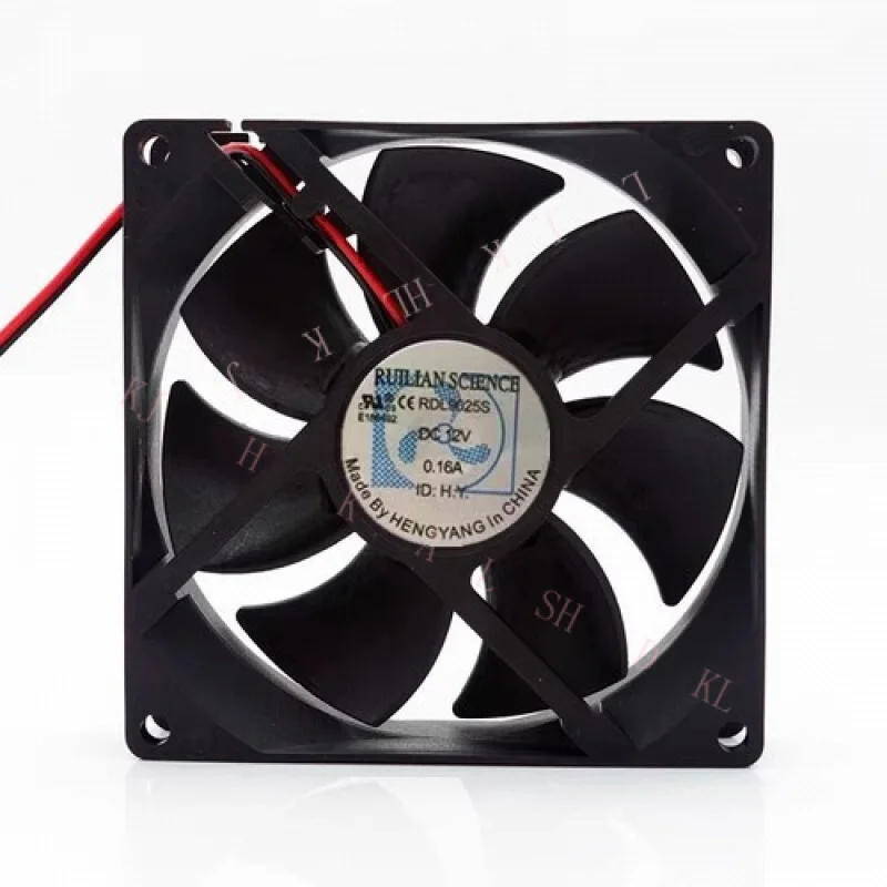 

N FOR RUILIAN SCIENCE RDL9025S 9025 DC12V 0.16A 2-wire silent cooling fan