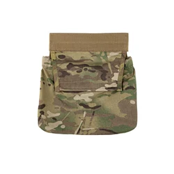 Bolsa táctica plegable para colgar en el pecho, chaleco de reciclaje de vientre, herramientas enrollables, almacenamiento, accesorios de Airsoft, caza al aire libre