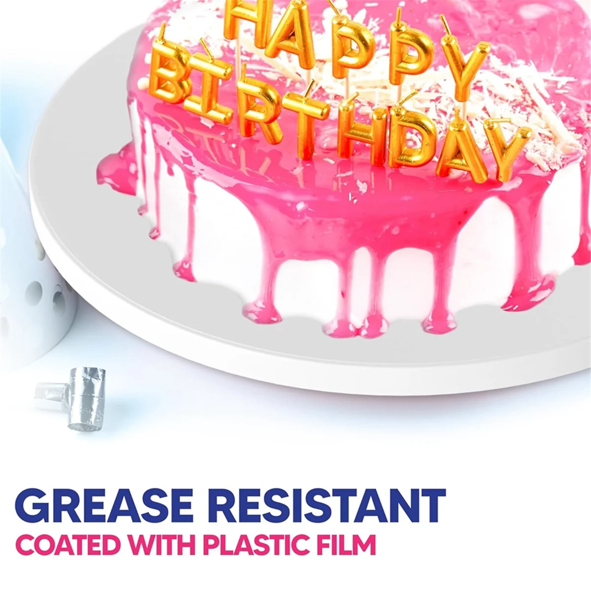Доски для торта, 10-дюймовые доски для торта, 10-дюймовые круглые, устойчивые к изгибу многослойные основы для торта для дисплеев, 5 шт. SQ