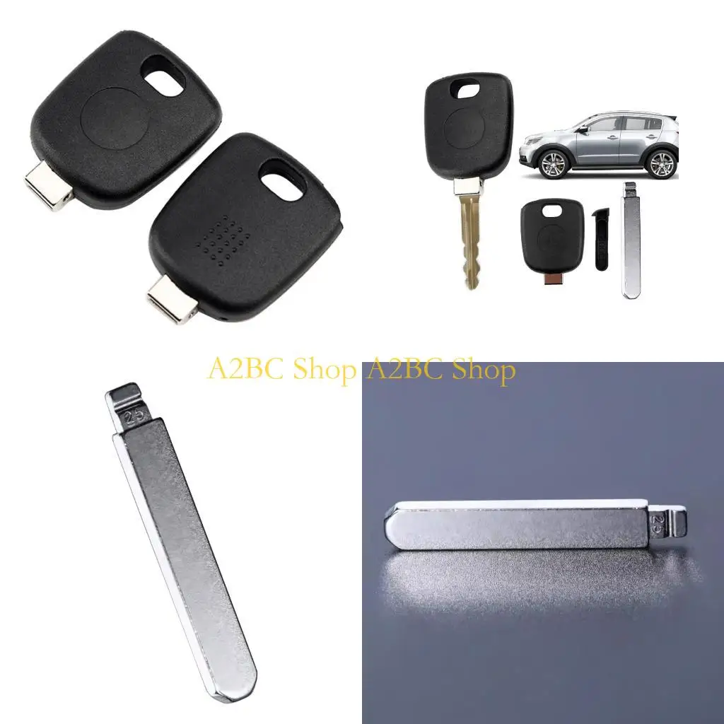 A2BC Automotive Spare Kits Transponder Car Case Shell With Remote Blade