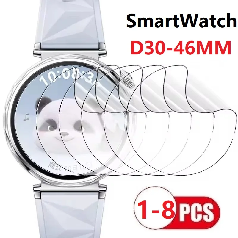 Screen Protector Soft Film For Round Smart Watch All Size 35mm 37mm 39mm 40mm 41mm 42mm 36 34 43 44 45 30 - 46 MM Hydrogel Film