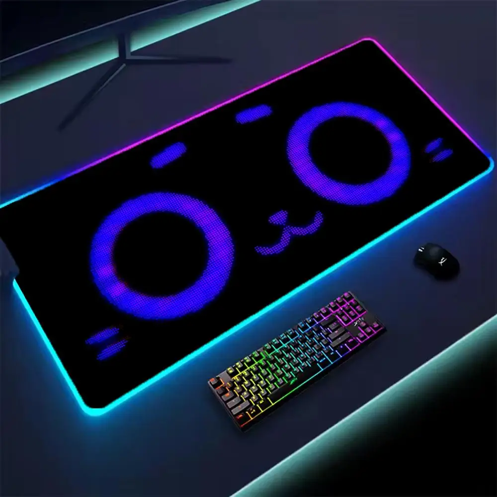 

Kawaii Panda RGB Mouse Pad, Extra Large LED Gaming Desk Mat, 14 Lighting Modes, Waterproof, Anti-Slip, Perfect Gift
