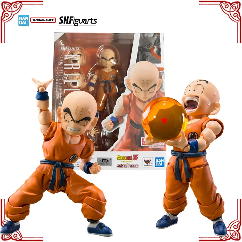 

В наличии: Оригинальный сборный набор Bandai Dragon Ball Z SHF – Крилин, старый друг Сон Гоку. Коллекционная готовая модель аниме-фигурки.