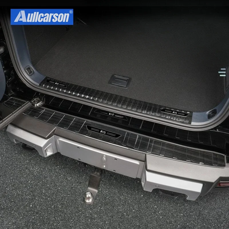 

Стайлинг автомобиля из нержавеющей стали, защита заднего бампера, защита багажника, протектор, аксессуары для BYD Leopard 5 2023 2024 2025