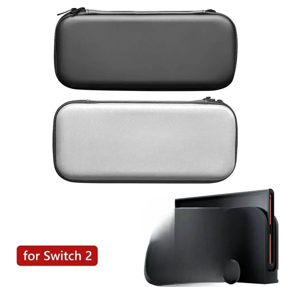 Slim Hard Travel Carrying Case for 2025 Switch 2 Waterproof EVA Hard Shell Protective Storage Hand Bag for Nintendo Switch 2 6