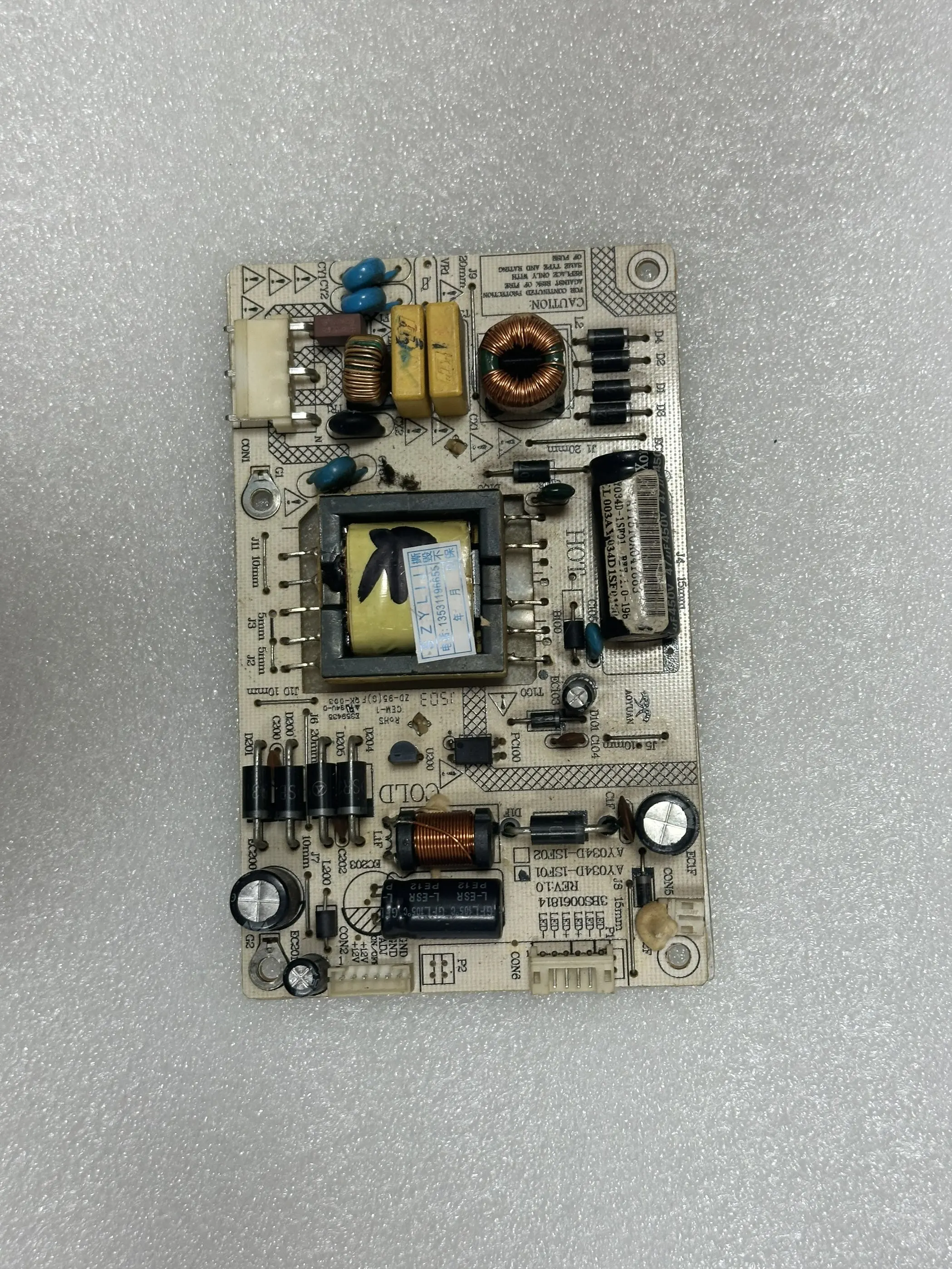 

good working for V3216WP G318YBA E3219G power board AY034D-1SF01 3BS0061814