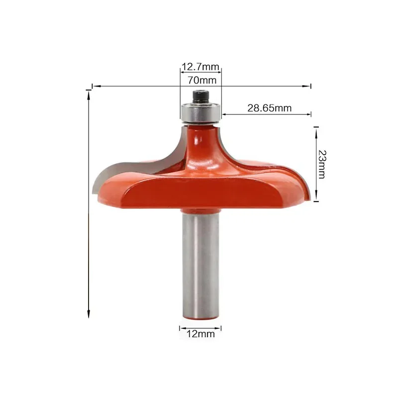 1Pc Traditional Table Edge Router Bit - 12mm Shank Line knife Woodworking cutter Tenon Cutter for  Tools