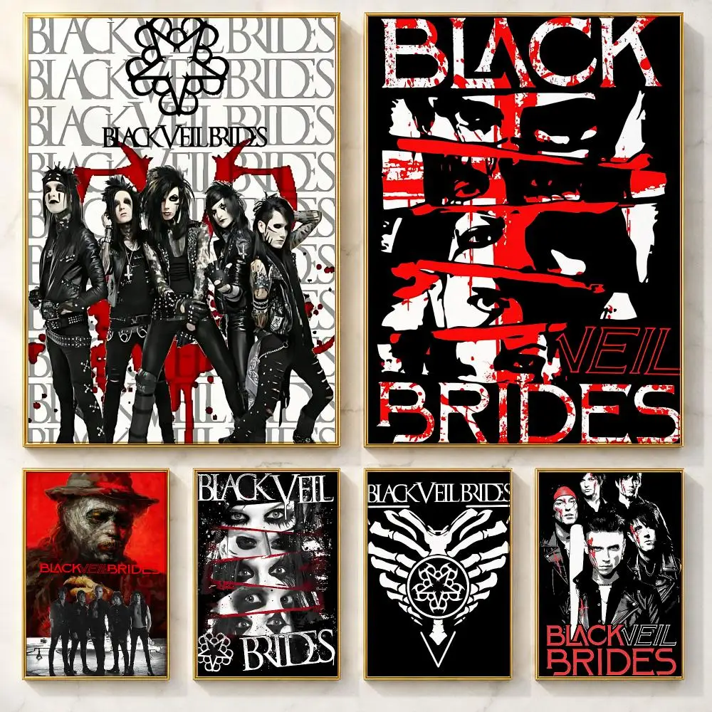 Rock Band Black Veil Brides Poster HD art sticky wall waterproof home living room bedroom bar aesthetic decoration