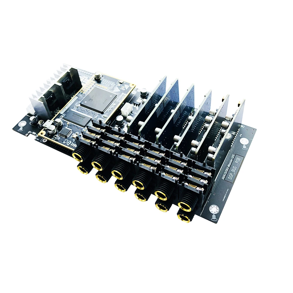 DSP Electronic Crossover ADI SHARC ADSP-21489 Development Board ADC PCM180 Input DAC PCM1798 CS398 Output Board