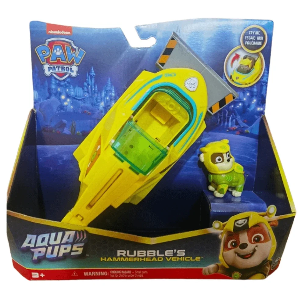 Paw Patrol Aquatic Dog Archie Rescue Car Tiantian Ocean Aircraft Carrier Giant Whale Patrol Boat Toy