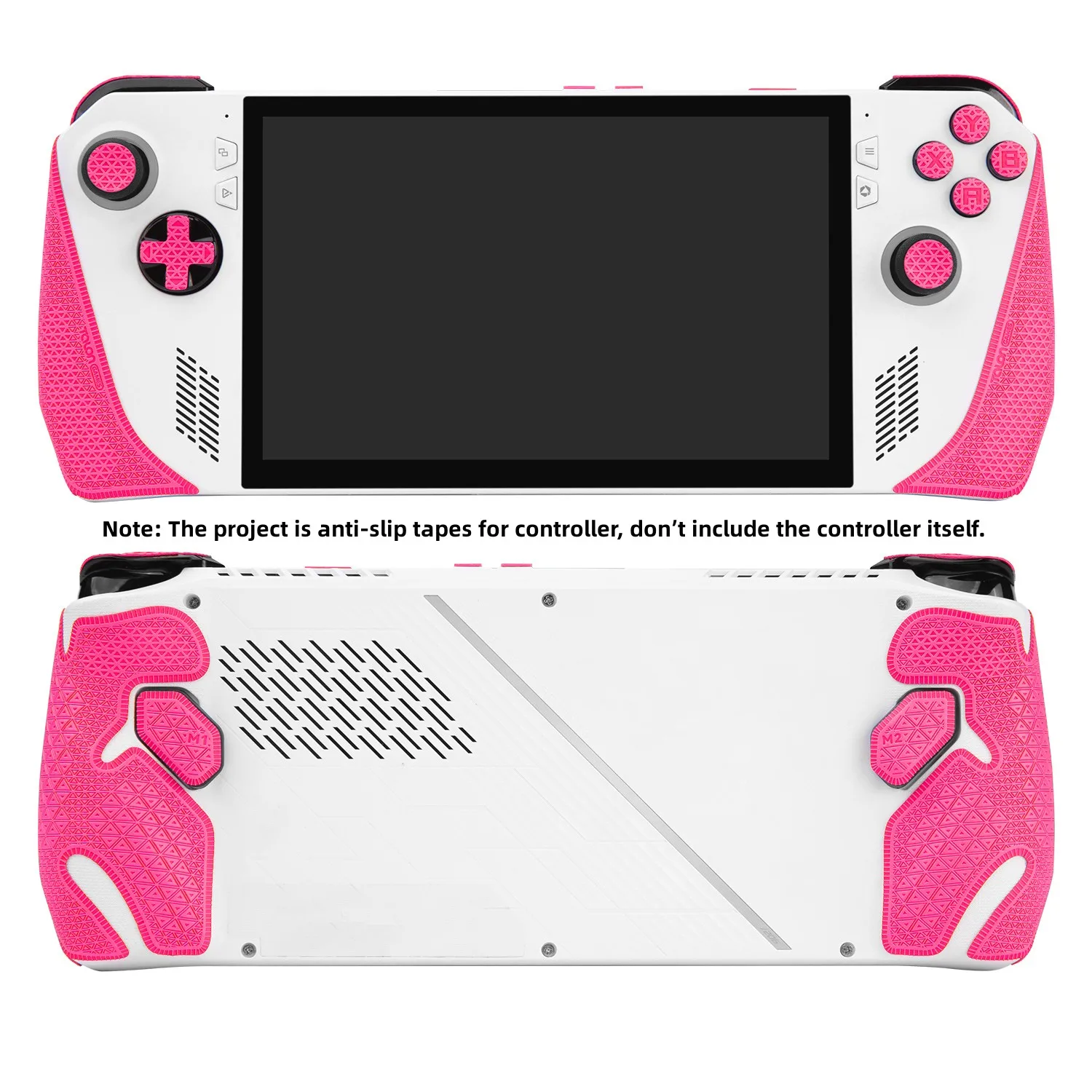 

Pink TALONGAMES Controller Grip Tapes Compatible with ASUS Rog Ally,Anti-Slip,Buttons,Textured Skin Kit for Rog Ally Handle Grip