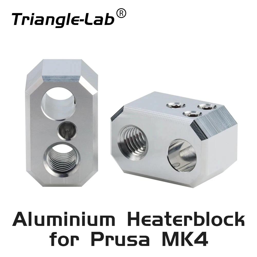 

trianglelab Prusa MK4 Nextruder heaterblock aluminum block for the Hotend assembly dedicated for printers using Nextruder