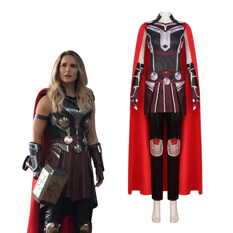 

Love and Thunder Female Thunder God Cos Divine Power Thunder God Jane Foster Complete Cosplay