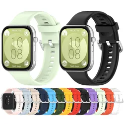 Silicone WatchBand For Huawei Watch Fit 3 Strap Wristbands Bracelet For Huawei Watch Fit 3 Band Smart WristBand colorful belt