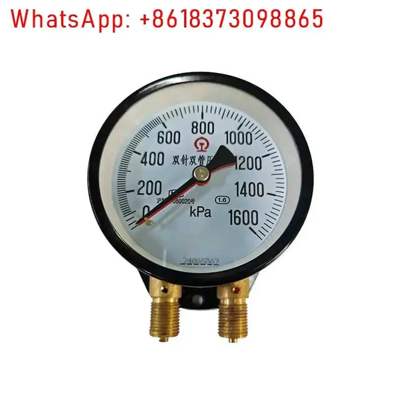 Double needle double tube pressure gauge YZS-102