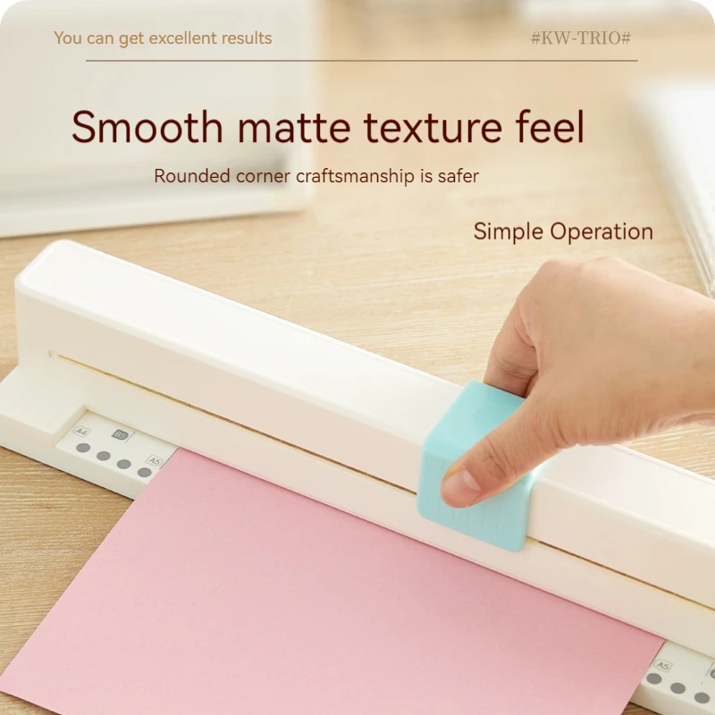 

Kw-Trio Punching Machine 30 Hole Document Collar Notebook Manual Diy Punching Machine A4 Punching Machine School Office Supplies