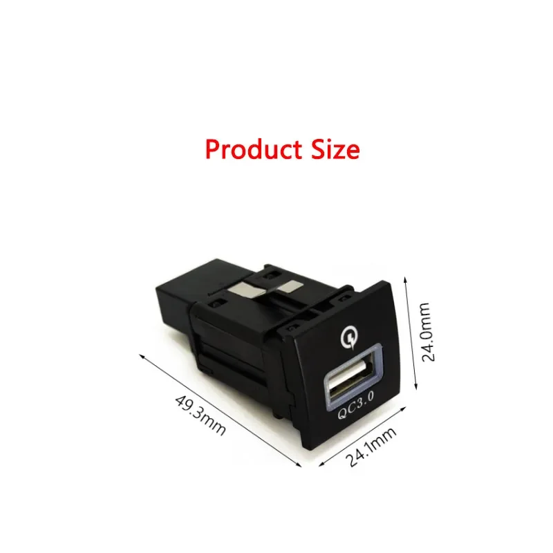 QC3.0 PD USB Charging Outlet Power Adapter Quick Car Charger Socket 12V 24V For VW Golf 6 Jetta 5 MK5 Scirocco 2006-2012 4