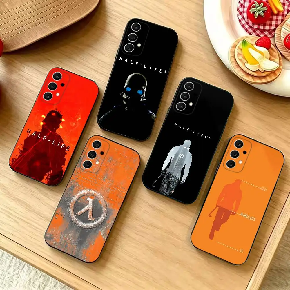 The game H-Half-Life Slim Shockproof Black Phone Case, Compatible with Samsung S20-S26,Note20,Ultra,Plus,FE,Lite