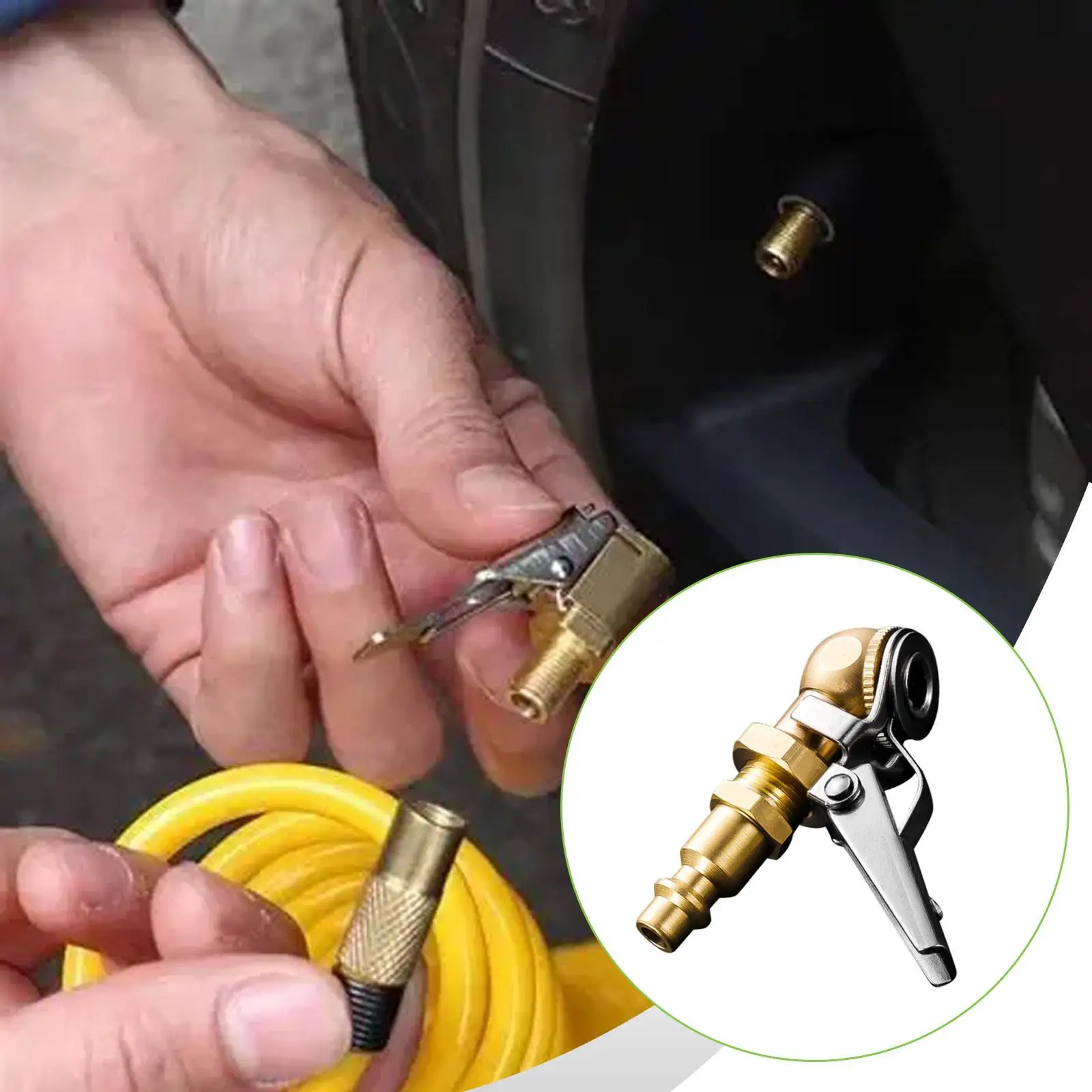 

Closed Ball Tire Chuck 1/4" Fnpt for Automotive Maintenance Professional Practical